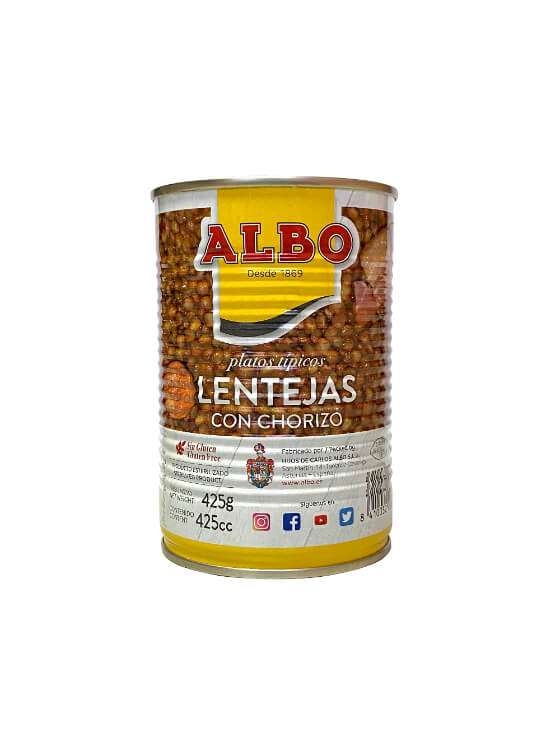 Lentejas con chorizo 425g